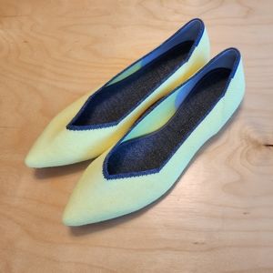 ROTHYS WOOL Limited Edition The Point Bright Yellow Size 9 Women's